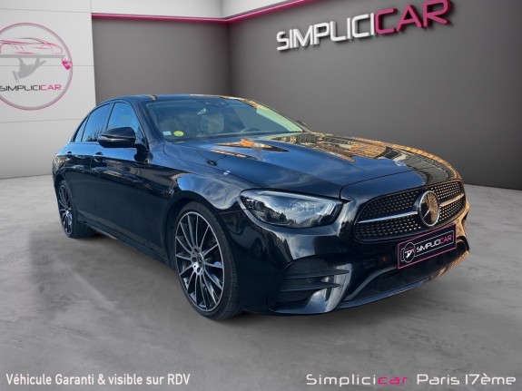 Mercedes classe e 200 d 9g-tronic amg line cuir blanc tva recuperable occasion paris 17ème (75)(porte maillot) simplicicar...