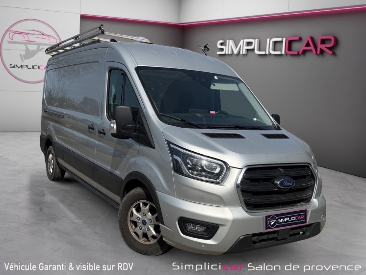 Ford transit fourgon l3h2 2.0 170ch - tva récupérable - bva limited - carplay - caméra - galerie - feux led/xénon -......