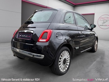 Fiat 500 1.2 8v 69 ch ss lounge dualogic occasion simplicicar villejuif  simplicicar simplicibike france