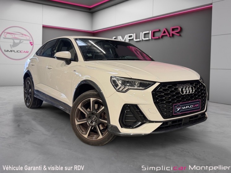 Audi q3 sportback 45 tfsie  245 ch s tronic 6 s line garantie 12 mois occasion montpellier (34) simplicicar simplicibike france