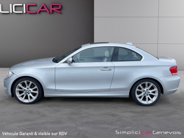 Bmw serie 1 coupe e82 lci 120i 170 ch luxe gps to radar cuir régulateur garantie 12 mois occasion simplicicar genevois...