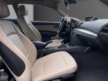 Bmw serie 1 coupe e82 lci 120i 170 ch luxe gps to radar cuir régulateur garantie 12 mois occasion simplicicar genevois...