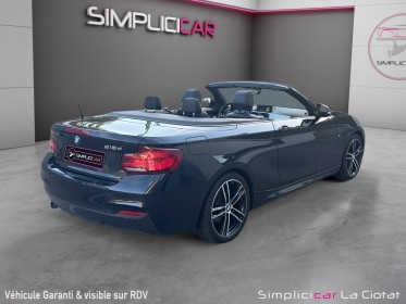 Bmw serie 2 cabriolet f23 lci2 218d 150 ch bva8 m sport entretien complet bmw garantie 12 mois occasion simplicicar la ciotat...