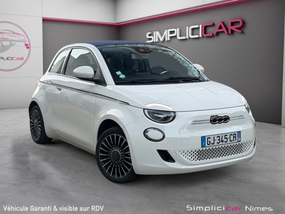 Fiat 500 nouvelle e electrique 118 ch la prima toit ouvrant - carplay sans fil - garantie 12 mois occasion simplicicar nimes...