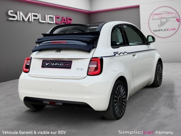 Fiat 500 nouvelle e electrique 118 ch la prima toit ouvrant - carplay sans fil - garantie 12 mois occasion simplicicar nimes...