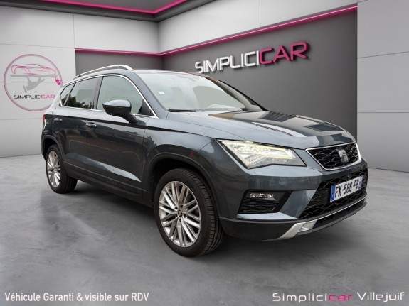 Seat ateca 1.5 tsi 150 ch act start/stop dsg7 xcellence, caméra 360, toit pano, hayon elec, garantie 12 mois occasion...