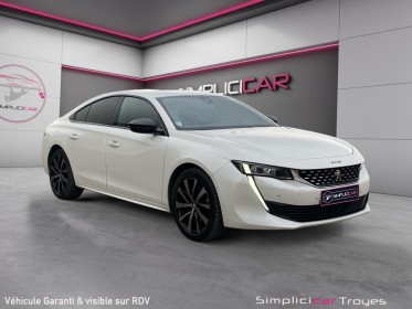 Peugeot 508 180 eat8 gt line caméra de recul carplay angles morts garantie 12 mois occasion barberey simplicicar...