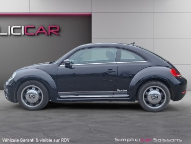 Volkswagen coccinelle 2.0 tdi 110 denim - suivi/distrib faite/radarsav/ar/caméra/carplay - garantie 12 mois occasion...