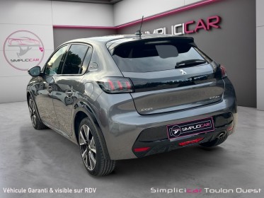 Peugeot 208 puretech 100 ss bvm6 gt line  1ère main garantie 12 mois  entretien peugeot occasion simplicicar toulon ouest...