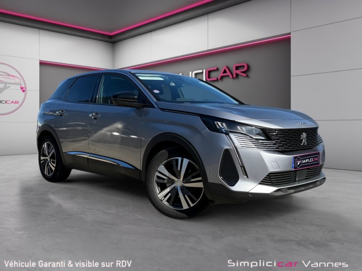Peugeot 3008 puretech 130ch ss bvm6 allure pack, gps, carplay, garantie jusqu'à 48 mois occasion scl 56 - simplicicar vannes...