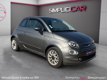 Fiat 500 serie 3 1.2 8v 69 ch lounge toit vitré radars de recul roue de secours occasion simplicicar besanÇon simplicicar...
