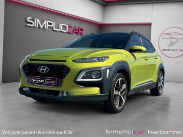 Hyundai kona 1.0 t-gdi 120 executive caméra carplay sièges chauffants garantie 12 mois occasion simplicicar narbonne...
