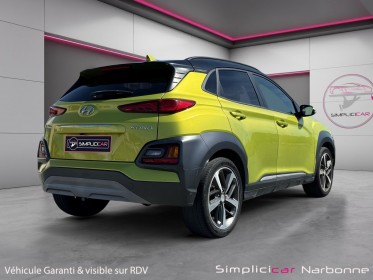 Hyundai kona 1.0 t-gdi 120 executive caméra carplay sièges chauffants garantie 12 mois occasion simplicicar narbonne...