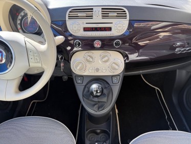 Fiat 500 lounge 1.2 8v 69 ch occasion cannes (06) simplicicar simplicibike france