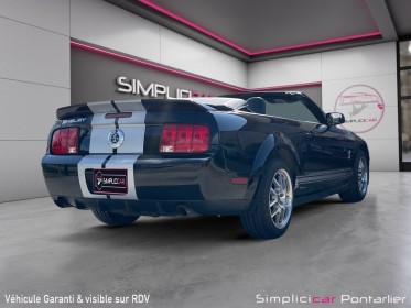Ford mustang v cabriolet 4.6 v8 premium - 305 cv occasion simplicicar pontarlier auto  simplicicar simplicibike france