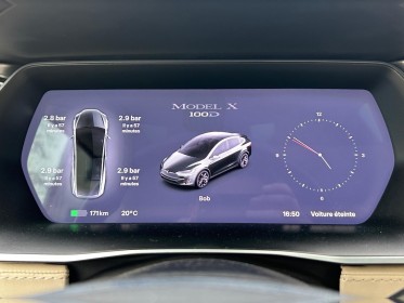 Tesla model x 100d - dual motor  autopilot  6 places  attelage  jantes turbine occasion paris 17ème (75)(porte maillot)...