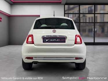 Fiat 500 1.0 dolcevita carplay toit pano garantie 12 mois occasion simplicicar narbonne simplicicar simplicibike france