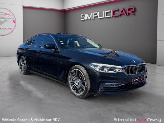 Bmw serie 5 g30 530d 265 ch bva8 luxury / affichage tête haute / cam 360 / toit ouvrant / propulsion occasion osny...