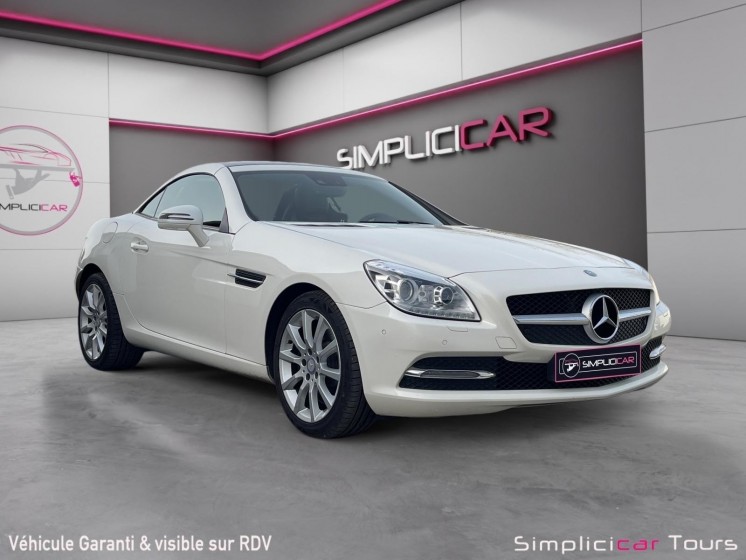 Mercedes slk 350 v6 306ch 7g-tronic plus magic sky control airscarf cuir nappa sièges électriques à mémoire chauffants......