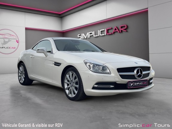 Mercedes slk 350 v6 306ch 7g-tronic plus magic sky control airscarf cuir nappa sièges électriques à mémoire chauffants......