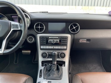 Mercedes slk 350 v6 306ch 7g-tronic plus magic sky control airscarf cuir nappa sièges électriques à mémoire chauffants......