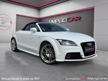 Audi tt roadster 2.0tfsi 211 quattro sline stronic 6 sièges chauffant caméra garantie 12 mois occasion simplicicar...