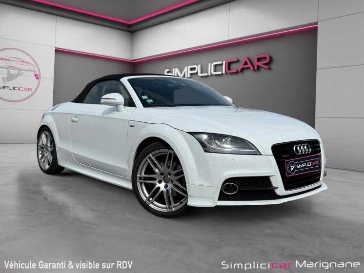 Audi tt roadster 2.0tfsi 211 quattro sline stronic 6 sièges chauffant caméra garantie 12 mois occasion simplicicar...