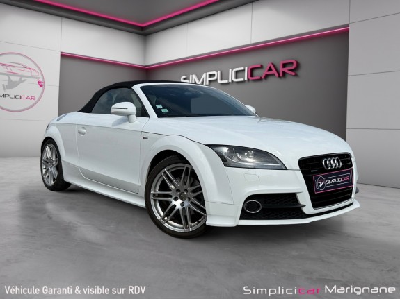 Audi tt roadster 2.0tfsi 211 quattro sline stronic 6 sièges chauffant caméra garantie 12 mois occasion simplicicar...