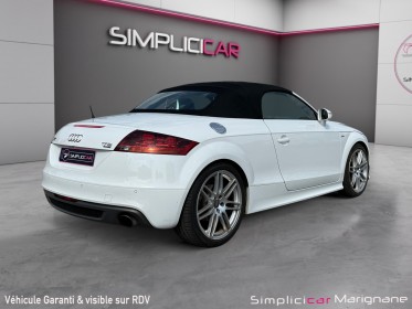 Audi tt roadster 2.0tfsi 211 quattro sline stronic 6 sièges chauffant caméra garantie 12 mois occasion simplicicar...