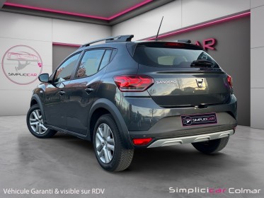 Dacia sandero tce 90 - 22 stepway confort camera régulateur limiteur garantie 12 mois occasion simplicicar colmar...