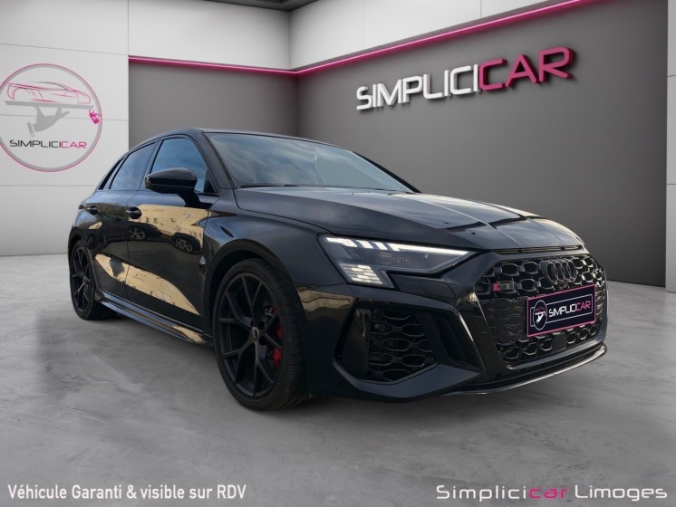 Audi rs3 sportback 2.5 tfsi 400 s tronic 7 quattro malus paye garantie constructeur occasion simplicicar limoges  simplicicar...