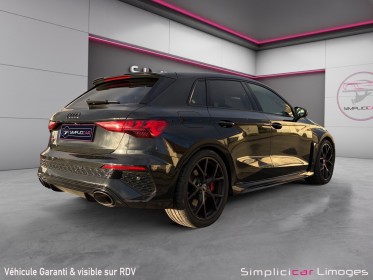 Audi rs3 sportback 2.5 tfsi 400 s tronic 7 quattro malus paye garantie constructeur occasion simplicicar limoges  simplicicar...