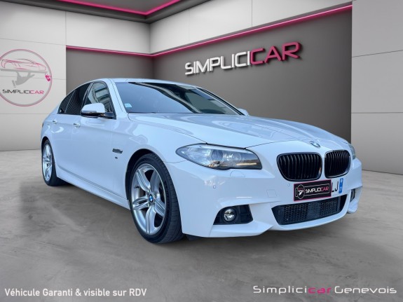 Bmw serie 5 f10 lci 528i 245 ch m sport gps sièges cuir élec chauffants assistant plus garantie 12 mois occasion...