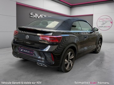 Volkswagen t-roc cabriolet r-line 1.5 tsi 150 ch dsg7 - faible km - 1ère main - garantie 12 mois occasion simplicicar nimes...