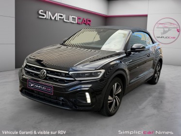 Volkswagen t-roc cabriolet r-line 1.5 tsi 150 ch dsg7 - faible km - 1ère main - garantie 12 mois occasion simplicicar nimes...