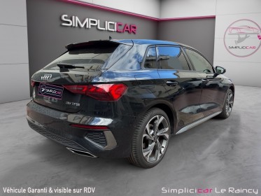 Audi a3 sportback 35 tfsi mild hybrid 150 s tronic 7 s line entretiens a jour garantie 12 mois occasion simplicicar le raincy...