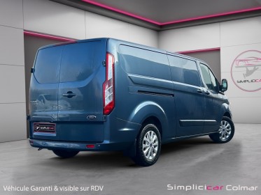 Ford transit custom fourgon l2h1 2.0 tdci 130 bva limited 3 places sync 3 tva recuperable 1ere main garantie 12 mois...