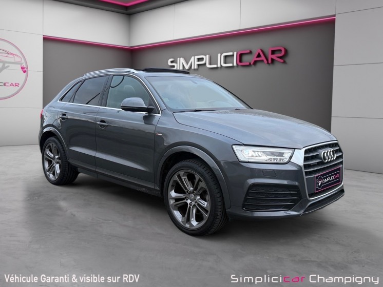 Audi q3 q3 2.0 tdi 150 ch - toit ouvrant - quattro s line - sline - camera occasion champigny-sur-marne (94) simplicicar...