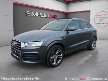 Audi q3 q3 2.0 tdi 150 ch - toit ouvrant - quattro s line - sline - camera occasion champigny-sur-marne (94) simplicicar...