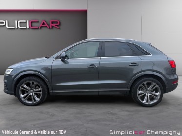 Audi q3 q3 2.0 tdi 150 ch - toit ouvrant - quattro s line - sline - camera occasion champigny-sur-marne (94) simplicicar...