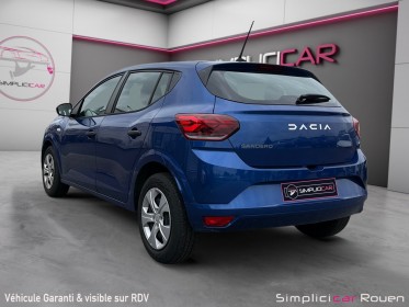 Dacia sandero sce 65 essential / garantie 12 mois / entretien dacia occasion simplicicar rouen simplicicar simplicibike france