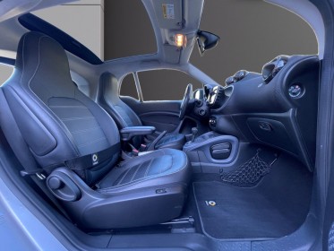 Smart fortwo coupe prime 1.0 71 ch ss ba6 camera de recul- toit panoramique - cuir -sieges chauffants - faible kilometrage...