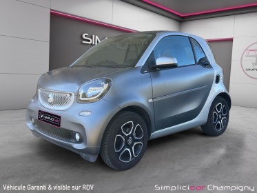 Smart fortwo coupe prime 1.0 71 ch ss ba6 camera de recul- toit panoramique - cuir -sieges chauffants - faible kilometrage...