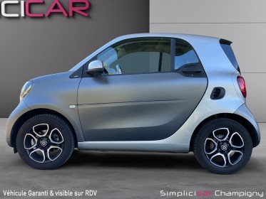 Smart fortwo coupe prime 1.0 71 ch ss ba6 camera de recul- toit panoramique - cuir -sieges chauffants - faible kilometrage...