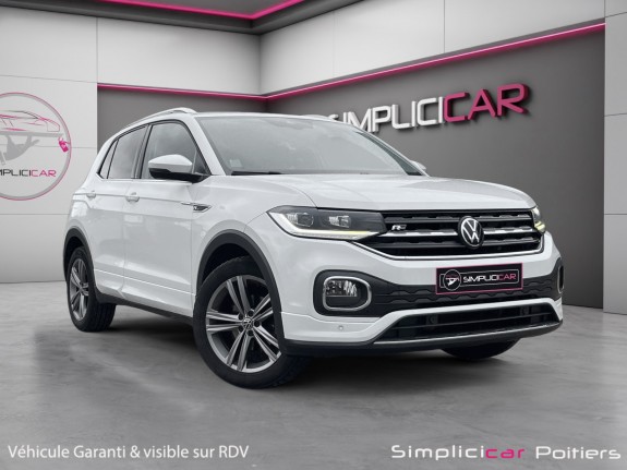 Volkswagen t-cross r-line 1.0 tsi 110 ch carplay palettes au volants virtual cockpit garantie 12 mois occasion simplicicar...