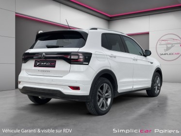 Volkswagen t-cross r-line 1.0 tsi 110 ch carplay palettes au volants virtual cockpit garantie 12 mois occasion simplicicar...