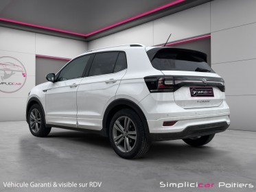 Volkswagen t-cross r-line 1.0 tsi 110 ch carplay palettes au volants virtual cockpit garantie 12 mois occasion simplicicar...