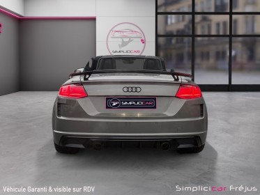 Audi tt roadster s line compétition plus sièges alcantara surpiqures bleues volant méplat carplay garantie 12 mois...