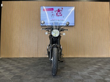 Triumph bonneville t100 900 noir chrome occasion simplicicar pau simplicicar simplicibike france