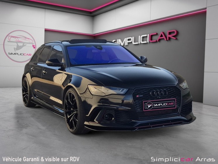 Audi rs6 avant performance v8 4.0 tfsi 605 quattro tiptronic 8 - freins céramique - jantes abt occasion simplicicar arras ...